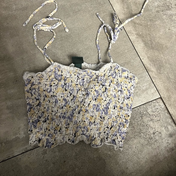 TARGET CUTE FLORAL SUMMER CROP TOP  #croptop - Picture 3 of 4